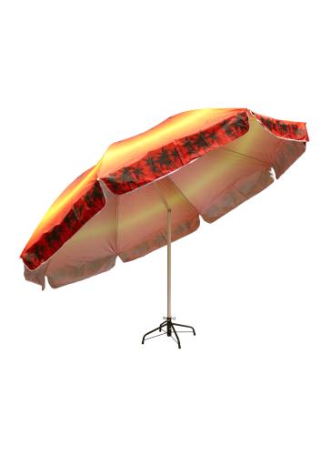 Зонт пляжный фольгированный с наклоном (4 расцветок) 240 см 12 шт/упак М44460 - фото 5
